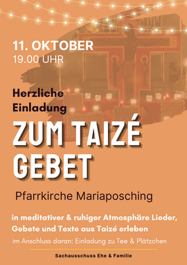 Banner Taizé - Gebet 