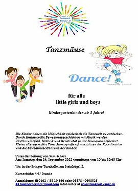 Banner Entfällt: Tanzmäuse