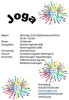 Logo 2. Yogakurs