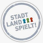 Logo Spielefest in der Falterhütte der Naturfreunde Pilsting e.V. (Stadt-Land-Spielt!)