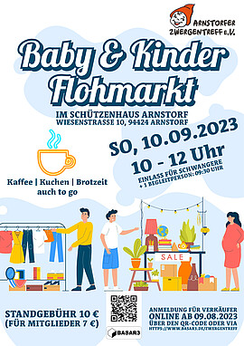 Banner Herbstflohmarkt - Arnstorfer Zwergentreff e. V.