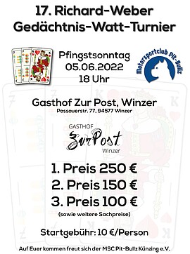 Banner Gedächtnis Watt-Turnier