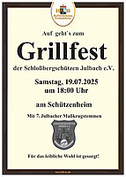 Logo 7.Julbach Maßkrug stemmen + Grillfest bei den Schloßbergschuetzen Julbach e.V.