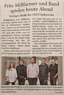 Banner Konzert: Blues-Tones Spirit "Liebe, Mystik und der Wilde Westen"
