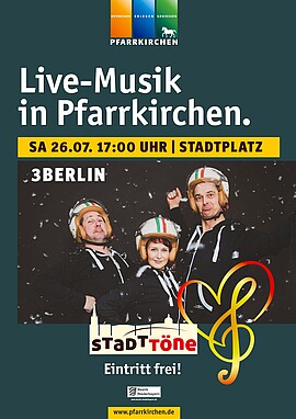 Banner StadtTöne: 3BERLIN