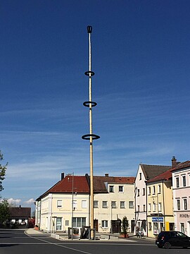 Banner Maibaumfest der Blaskapelle Wurmannsquick