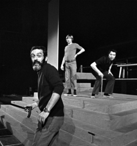 Banner David Esrig und die Magie des Theaters