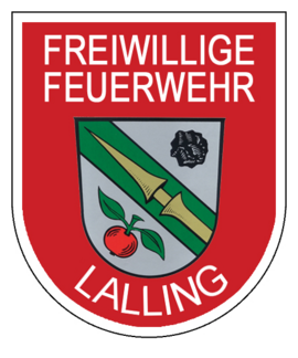 Banner 150+5 Jahre Freiwillige Feuerwehr Lalling