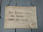 Logo Schilder für die Haustüre, für den Garten und für die Zimmertüre