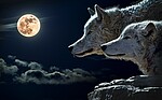 Logo Vollmond-Trommeln für Frieden und Freiheit