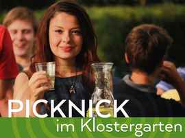Banner Picknick im Klostergarten mit Schmankerl und Musik