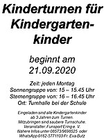Logo Kleinkinderturnen 1. Gruppe