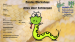 Logo Kinder-Workshop: Alles über Schlangen!