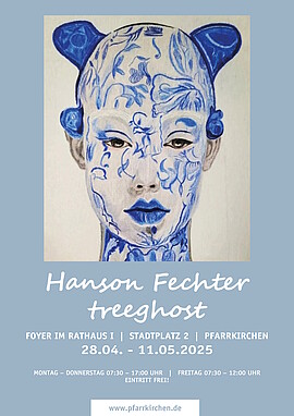 Banner Ausstellung von Hanson Fechter - treeghost