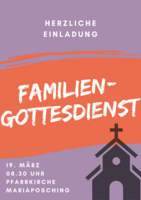 Logo Familiengottesdienst in Mariaposching