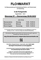 Logo Flohmarkt für Babyausstattung, Kinderkleidung und Spielzeug