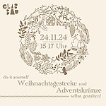 Logo DIY: Weihnachtsgeschenke und Adventskränze selbst gestalten im GLASBAU