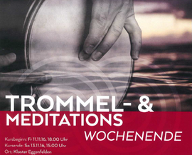 Banner Trommel- und Meditationswochenende