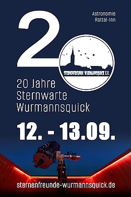 Banner 20 Jahre Sternwarte Wurmannsquick