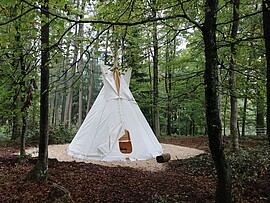 Banner Tipi-Übernachtung