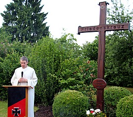Banner Friedensmaiandacht