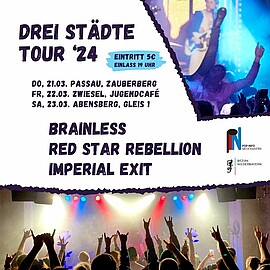 Banner Pop Info Niederbayern - 3 Städte Tour | Zwiesel, Jugendcafé