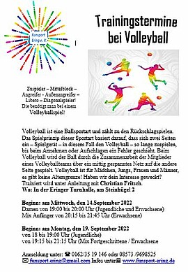 Banner Volleyball Damen