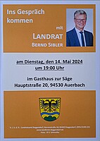 Logo Bürgerdialog mit Landrat Bernd Sibler