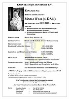 Logo Karate Lehrgang mit Maria Weiß (4.DAN)