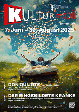 Banner Theater auf Rädern - KULTURmobil des Bezirks Niederbayern