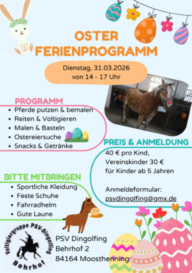 Banner Oster Ferienprogramm