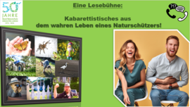 Banner Eine Lesebühne: Kabarettistisches aus dem wahren Leben eines Naturschützers!