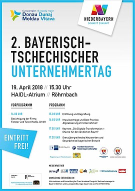 Banner 2. Bayerisch-Tschechischer Unternehmertag