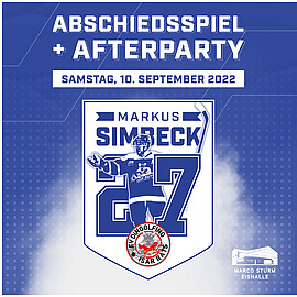 Banner Abschiedsspiel Markus Simbeck