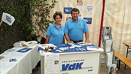 Banner Zentinger Traditions-Kirta – VdK-Infostand