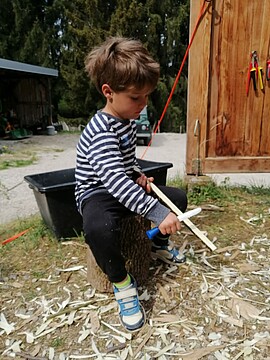 Banner Eltern-Kind-Bogenbauen