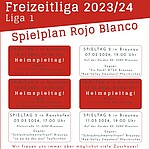 Logo Heimspieltag Volleyball Freizeitliga - Rojo Blanco
