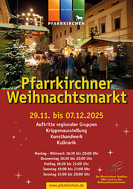 Banner Pfarrkirchner Weihnachtsmarkt