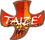 Logo Weltfriedenstag mit Taize-Gebet