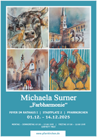 Logo Ausstellung von Michaela Surner 