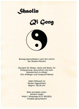 Banner Shaolin Qi Gong