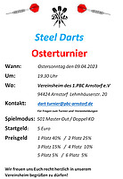 Logo Steel Darts - Osterturnier 2023