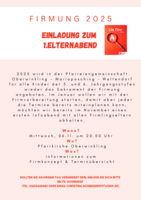 Logo Firmelternabend in der Pfarreiengemeinschaft