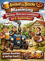 Logo Arntbier mit Oldtimerrundfahrt