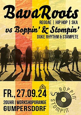 Banner BavaRoots vs. Boppin’ & Stompin’ – Reggae / Hip Hop / SKA