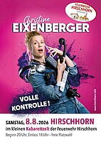 Logo Kabarettabend mit Christine Eixenberger und ihrem neuen Programm 