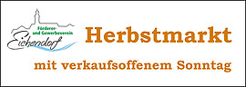 Banner Herbstmarkt mit verkaufsoffenem Sonntag