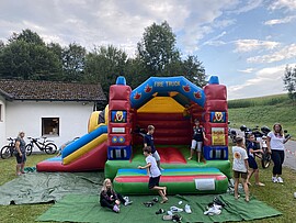 Banner Grillfest mit Hermann und Rupi