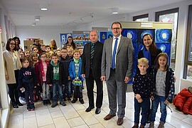 Banner Fahrt zum Landratsamt