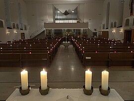 Banner Gottesdienst für die Verstorbenen des Pfarrverbands
